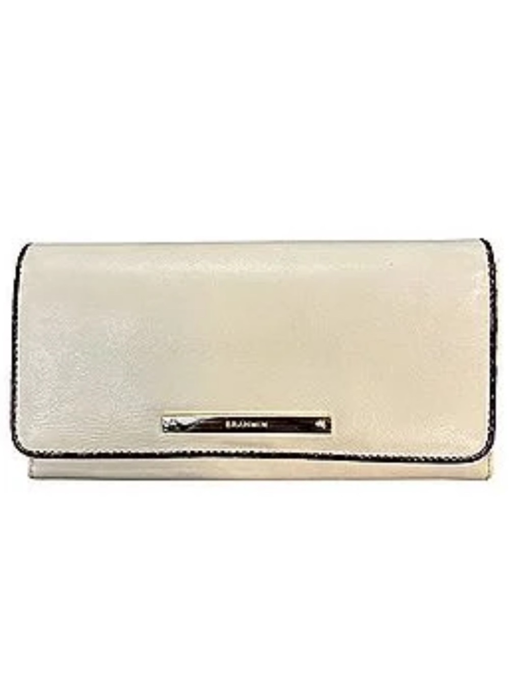 Brahmin Ivory Summer Tuscan Jillian Tri-Texture Leather Wallet